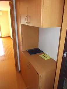 大きな下駄箱付き