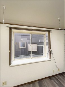 室内干しができます