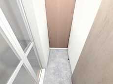 洗濯機置き場　パース