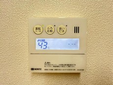 給湯器操作パネル